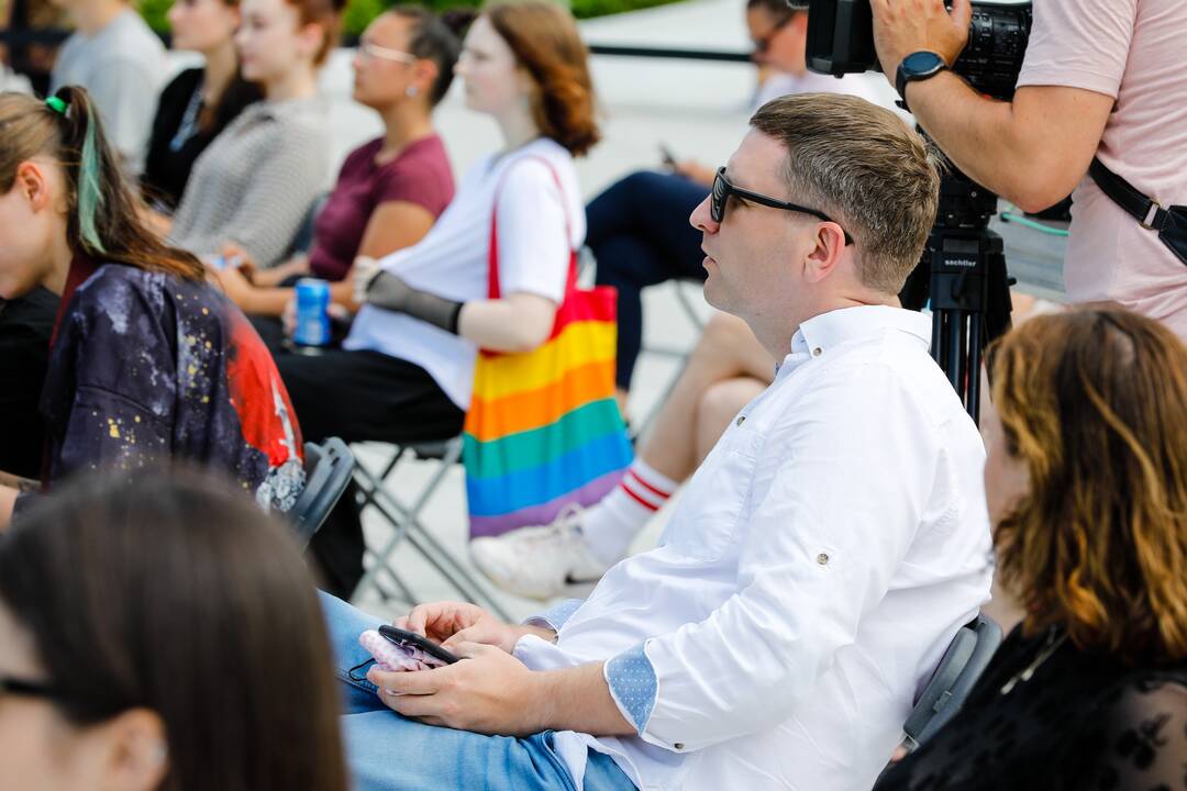 Diskusija Vienybės aikštėje apie LGBT ir kultūrą