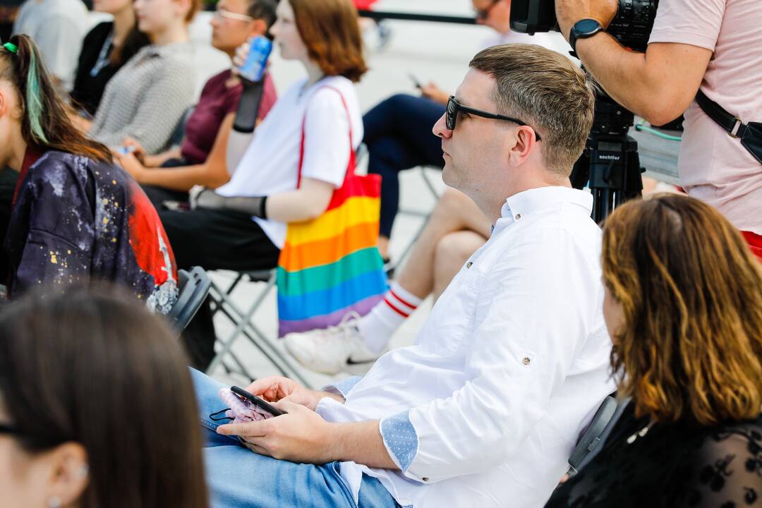 Diskusija Vienybės aikštėje apie LGBT ir kultūrą