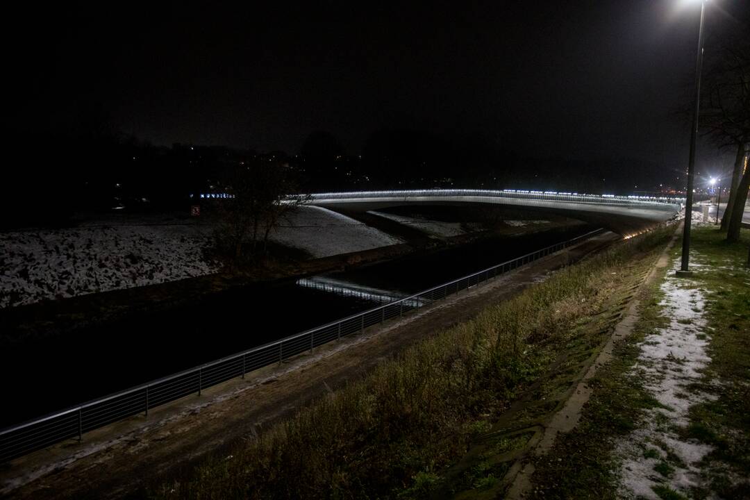 Baigtos naujojo tilto į Nemuno salą statybos