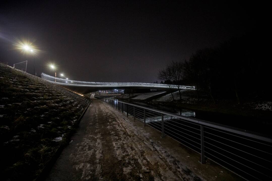Baigtos naujojo tilto į Nemuno salą statybos