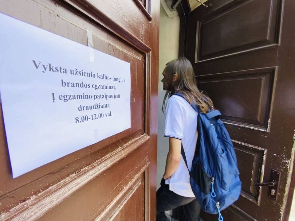 Brandos egzaminus laikys 27,7 tūkst. moksleivių