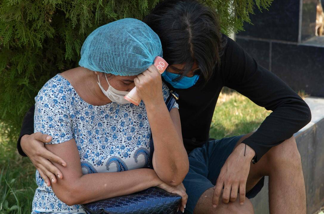 Prancūzijoje per parą nuo koronoviruso mirė 70 žmonių