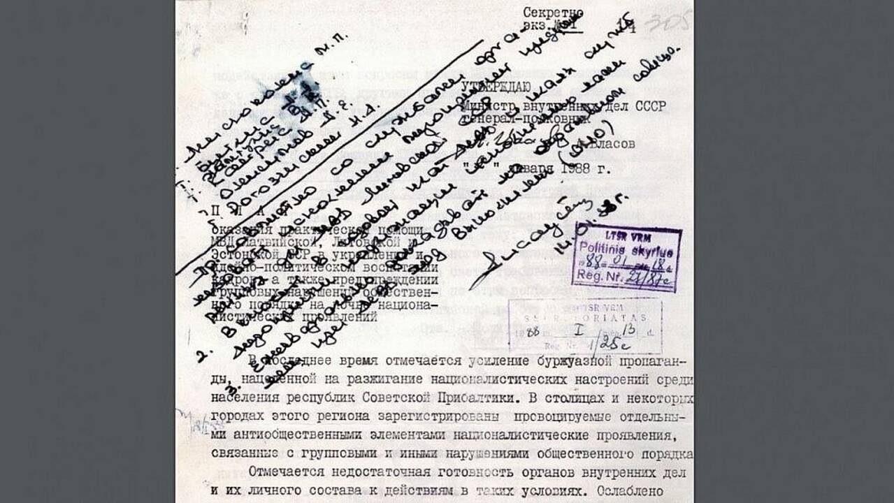 Visuomenei pateikiami KGB dokumentai apie Sąjūdį