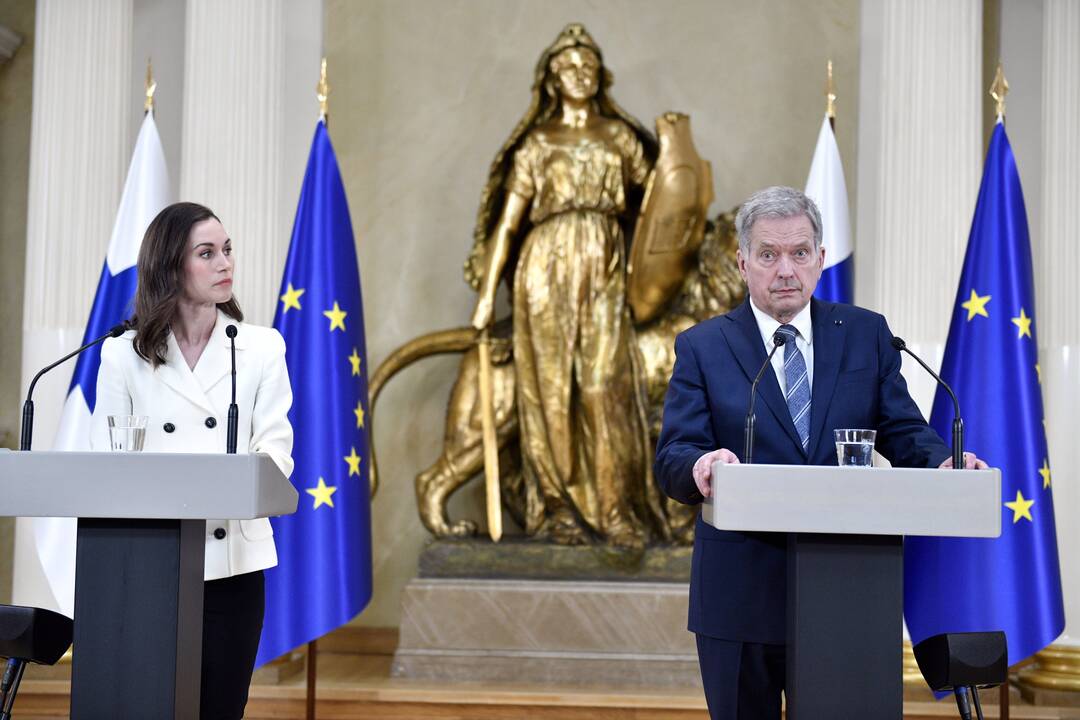 Suomijos vyriausybė priėmė istorinį sprendimą stoti į NATO