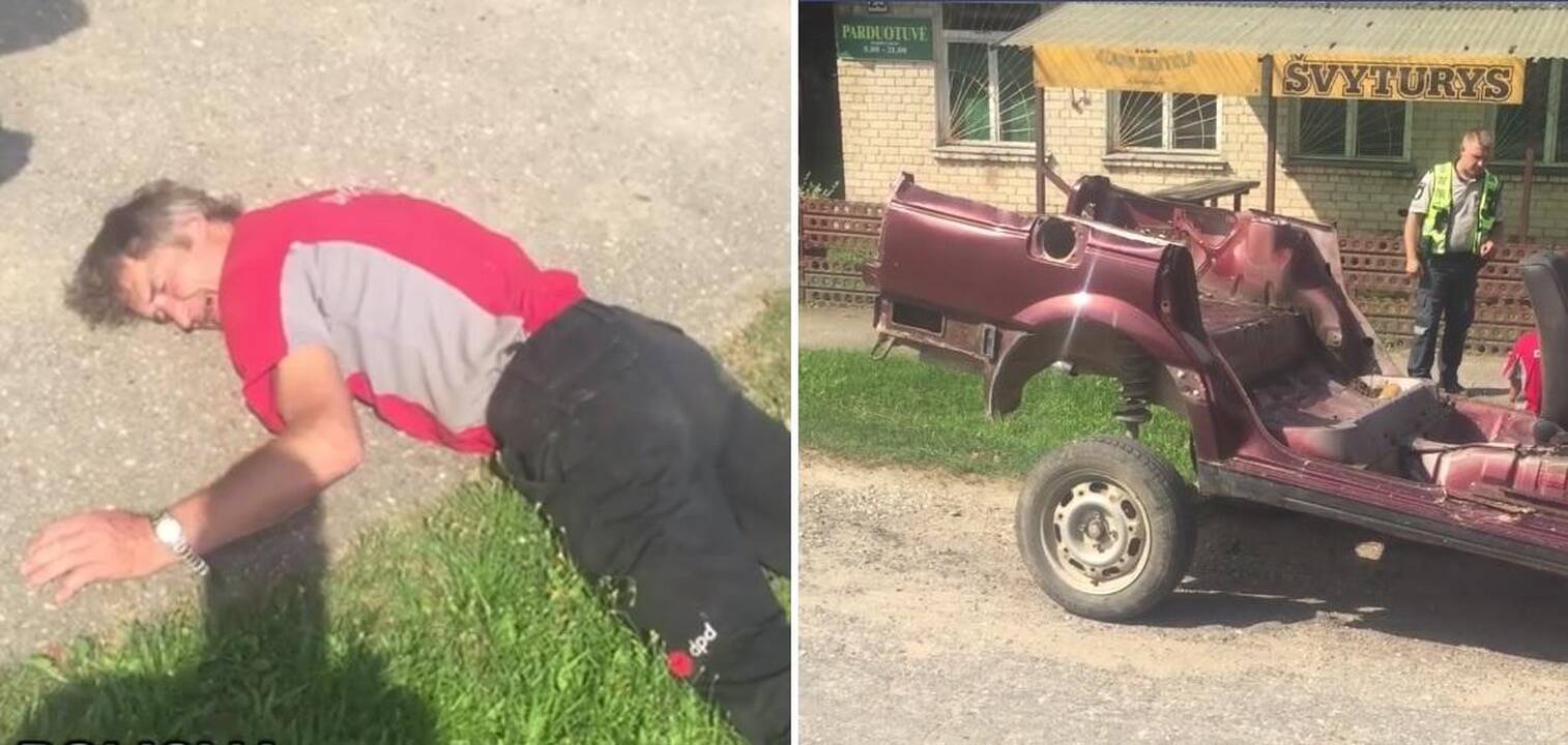 Neaiškus „transportas“ Radviliškio rajone nustebino ir visko mačiusius pareigūnus