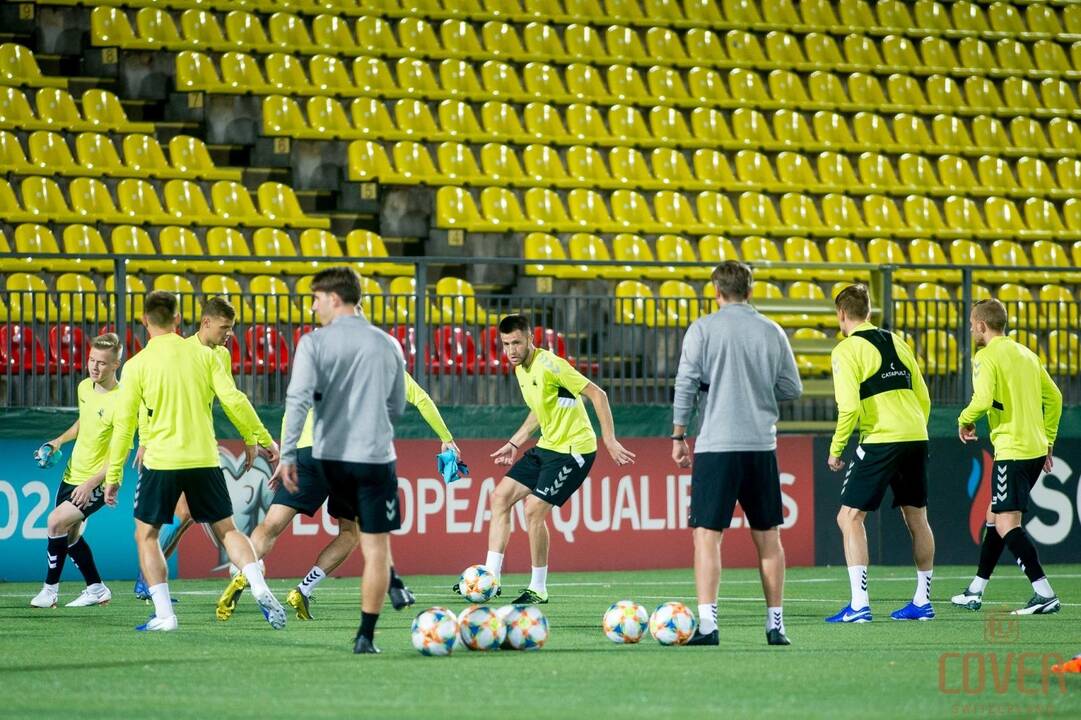 Karantinas: kol kas nežinoma, kada šiemet Lietuvos futbolo rinktinė surengs pirmą treniruočių stovyklą.
