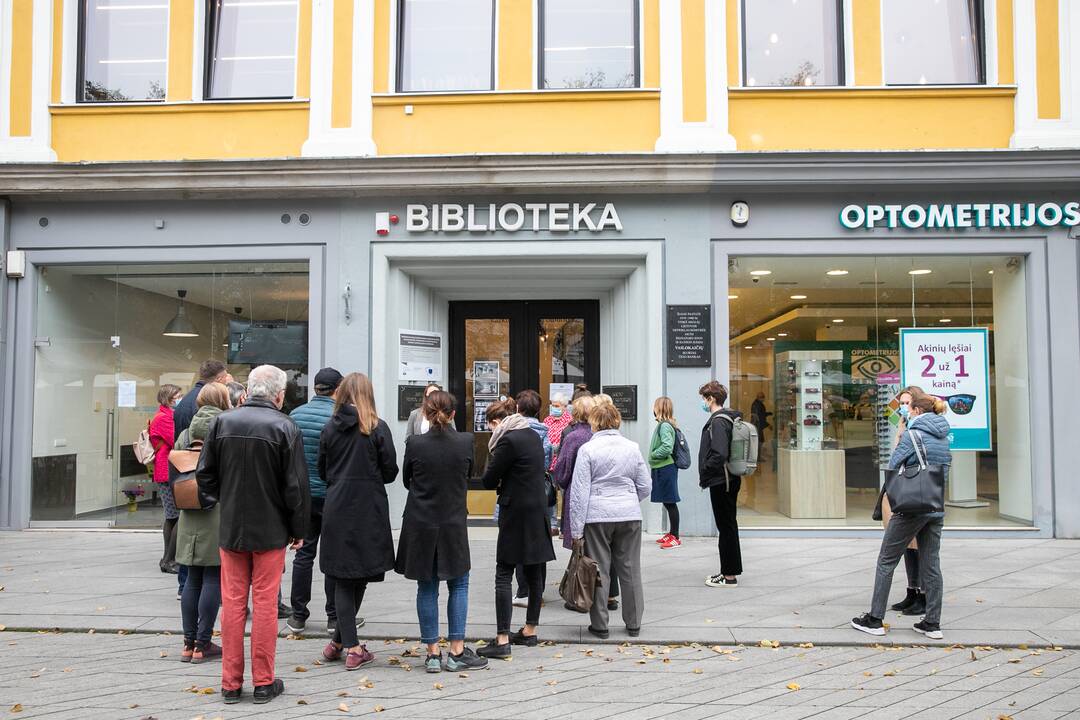 Po pertraukos atsinaujino Vinco Kudirkos biblioteka