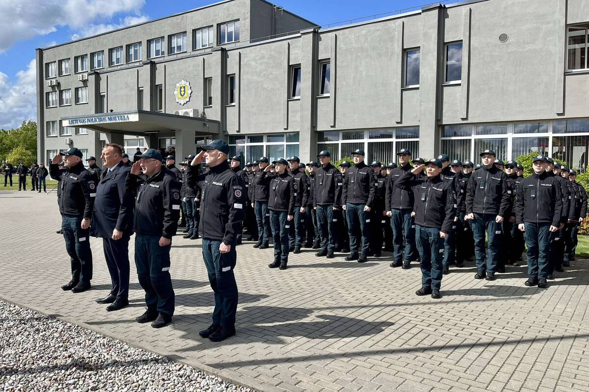 Policijos mokykloje Mastaičiuose – svarbi diena