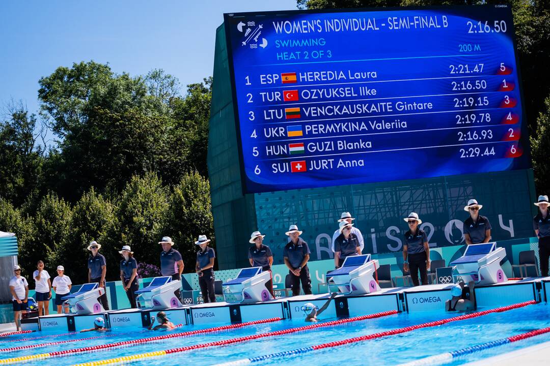 G. Venčkauskaitė žengė į olimpiados finalą  