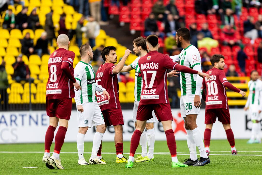 A lygos rungtynės: Vilniaus „Žalgiris“ – Telšių „Džiugas“ (3:1)
