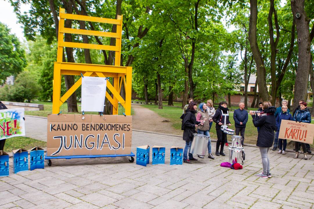 Bendruomenių pilietinio nepasitenkinimo akcija Kaune