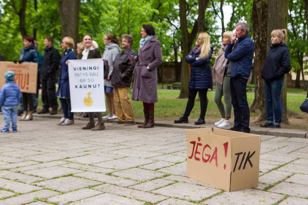 Bendruomenių pilietinio nepasitenkinimo akcija Kaune