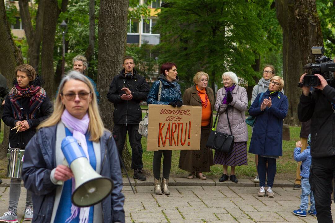 Bendruomenių pilietinio nepasitenkinimo akcija Kaune