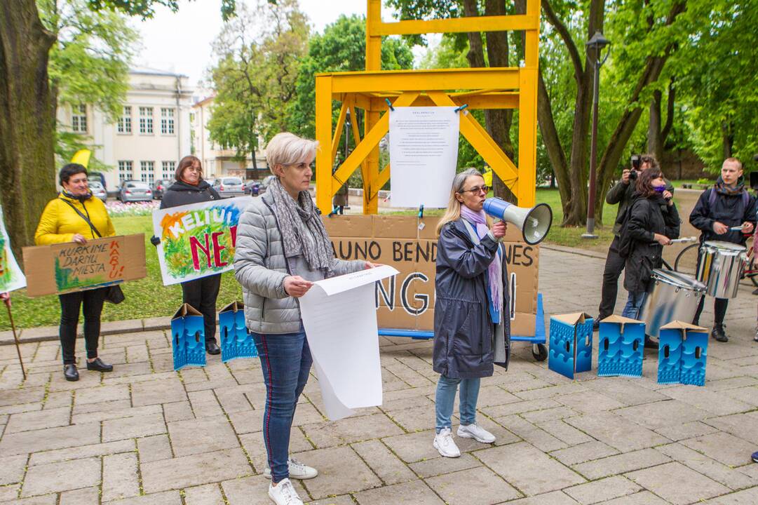 Bendruomenių pilietinio nepasitenkinimo akcija Kaune