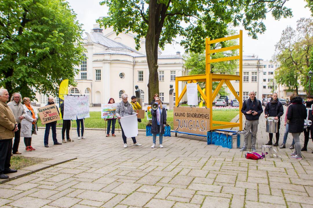 Bendruomenių pilietinio nepasitenkinimo akcija Kaune