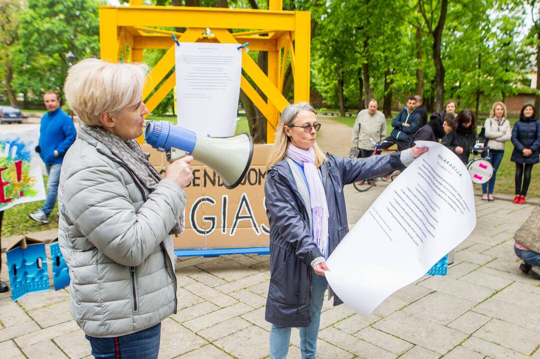 Bendruomenių pilietinio nepasitenkinimo akcija Kaune