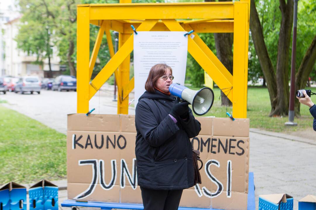 Bendruomenių pilietinio nepasitenkinimo akcija Kaune