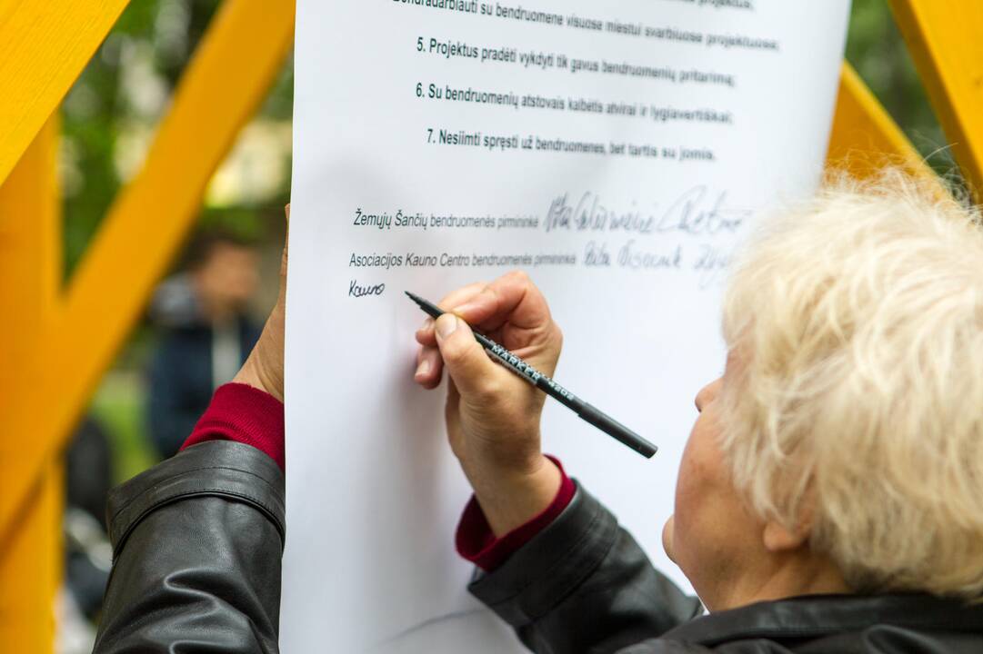Bendruomenių pilietinio nepasitenkinimo akcija Kaune