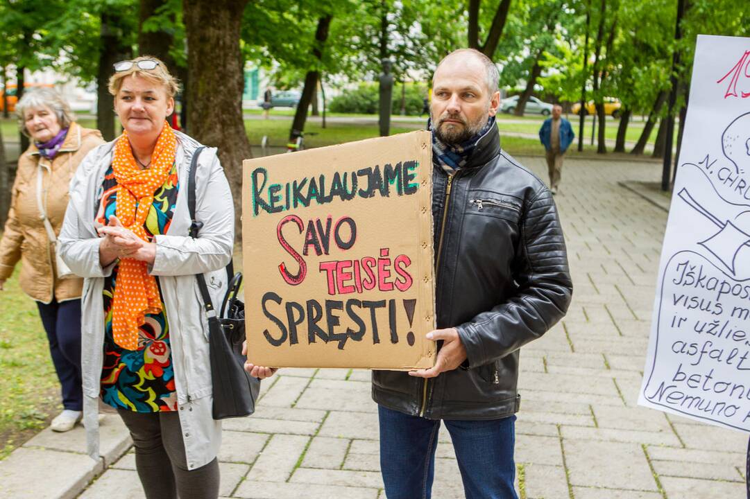 Bendruomenių pilietinio nepasitenkinimo akcija Kaune