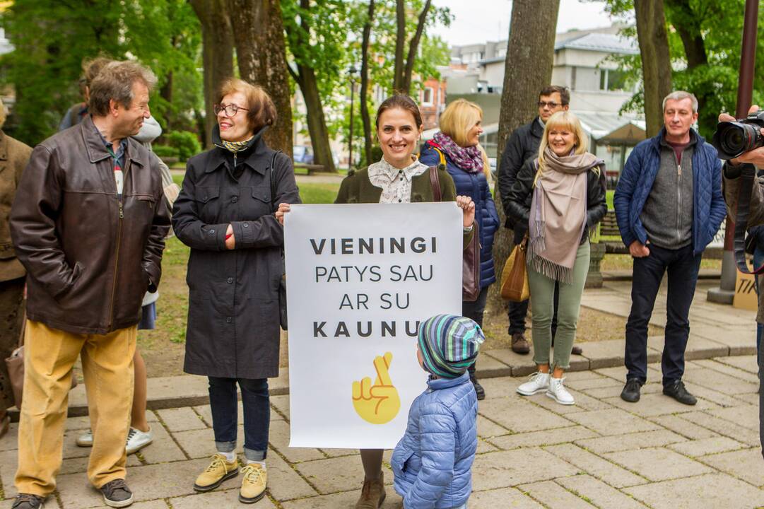 Bendruomenių pilietinio nepasitenkinimo akcija Kaune