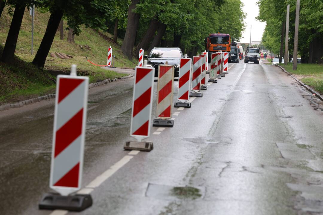 Dėl rekonstrukcijos Kaune uždaroma Linkuvos gatvės įkalnė