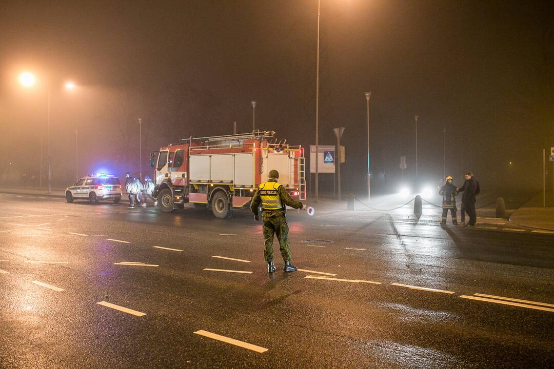 Avarija Herkaus Manto ir Parko gatvių sankryžoje