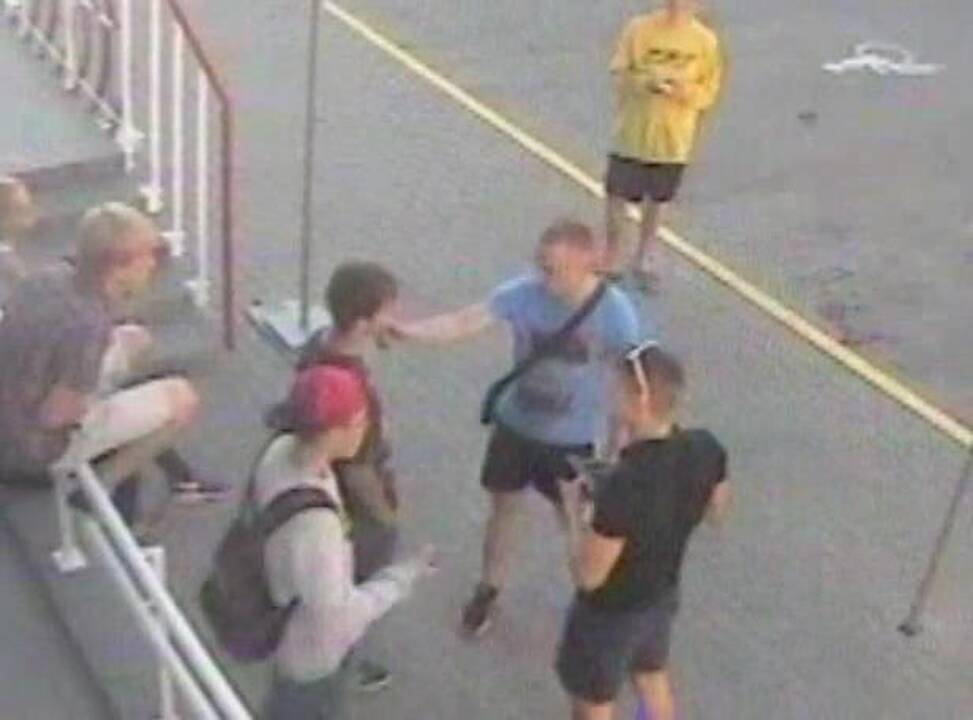 Įvykis: "Sodros" vaizdo kameros užfiksavo nusikaltimą.