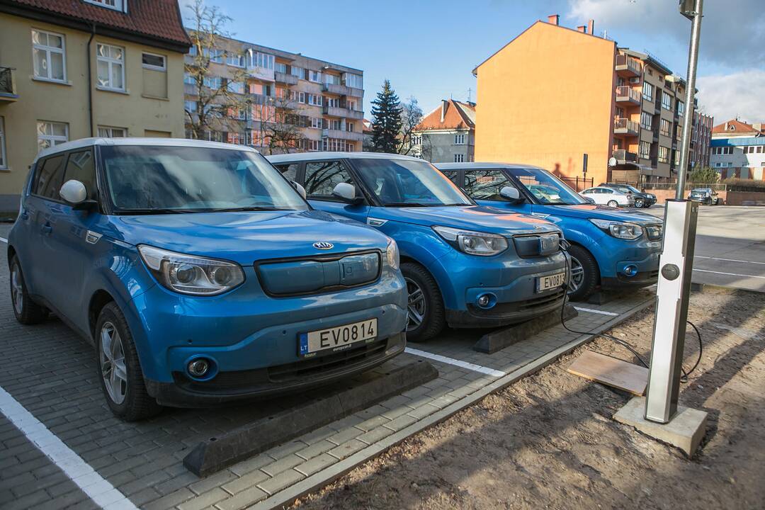 Elektromobiliais Klaipėdos savivaldybė patenkinta