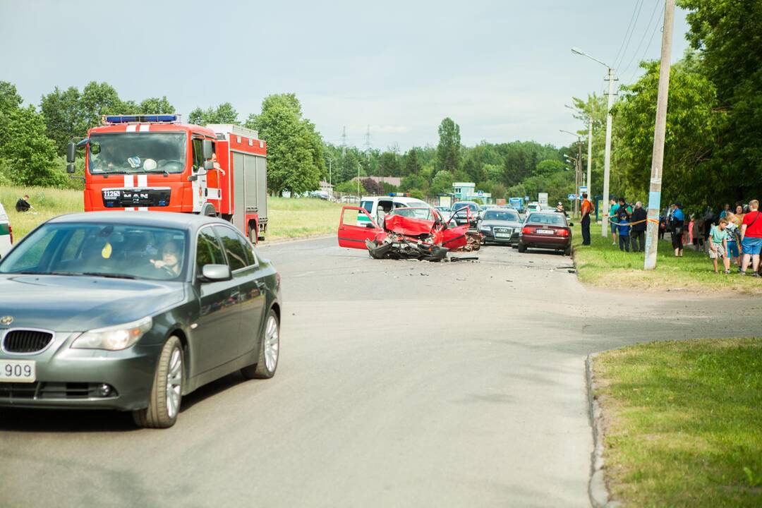 Avarija Partizanų gatvėje
