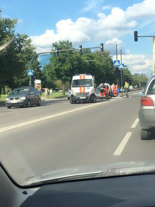 Savanorių prospekte partrenktas 12-metis vaikas