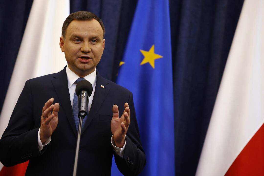 Lenkijos prezidentas A. Duda