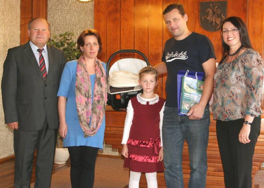 Kauno rajone užregistruotas 600-asis kūdikis 