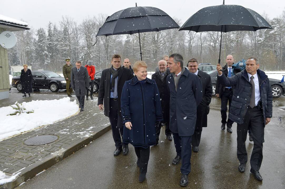 NATO vadovas apsilankė Karmėlavoje