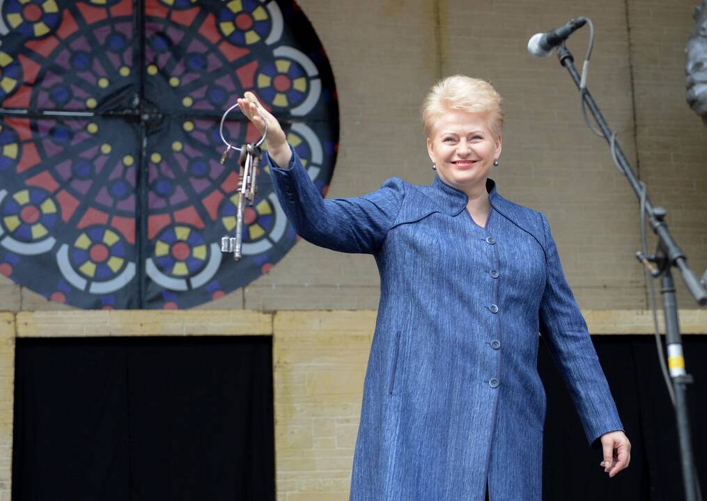 Prezidentė dalyvavo Jurbarko miesto šventėje 