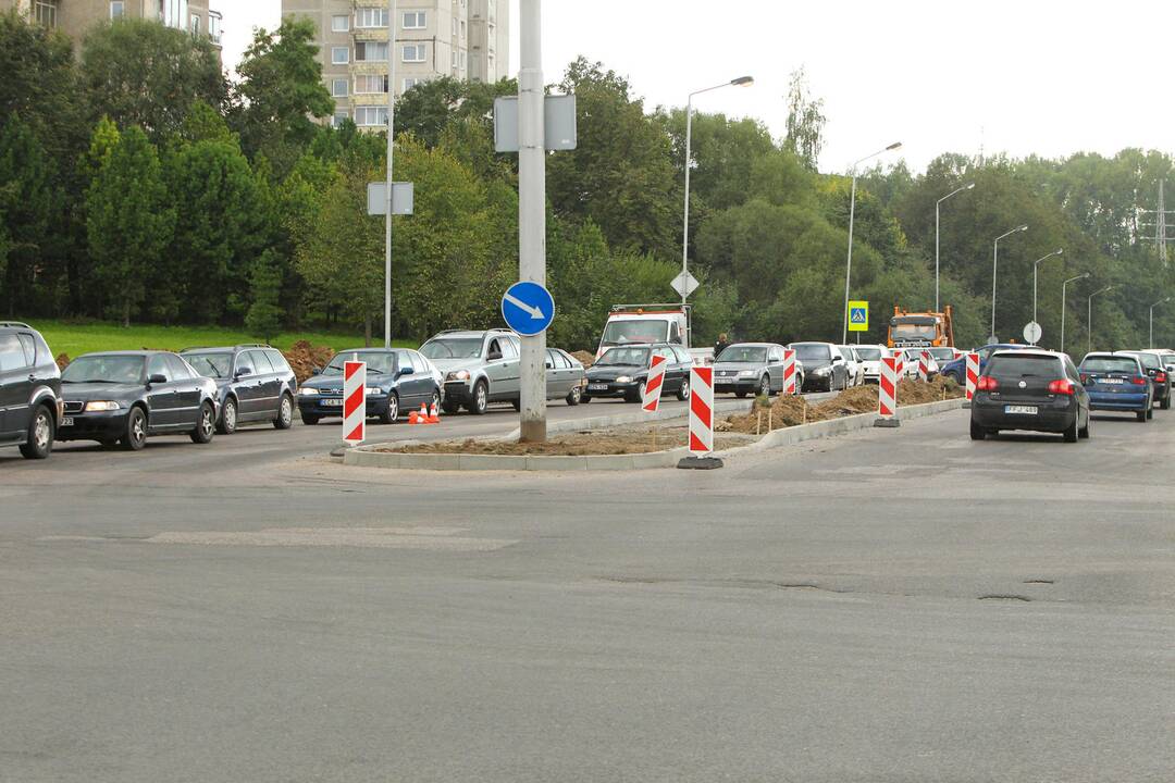 Šiaurės pr. įkalnės remontas