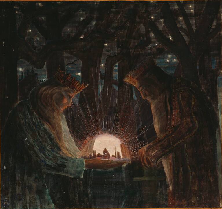 Mikalojaus Konstantino Čiurlionio paveikslas „Karalių pasaka“.
