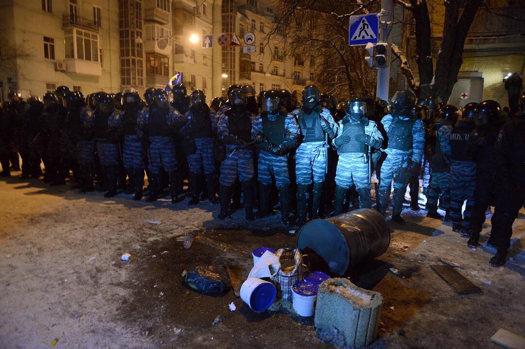 Kijeve – susirėmimai tarp milicijos ir protestuotojų