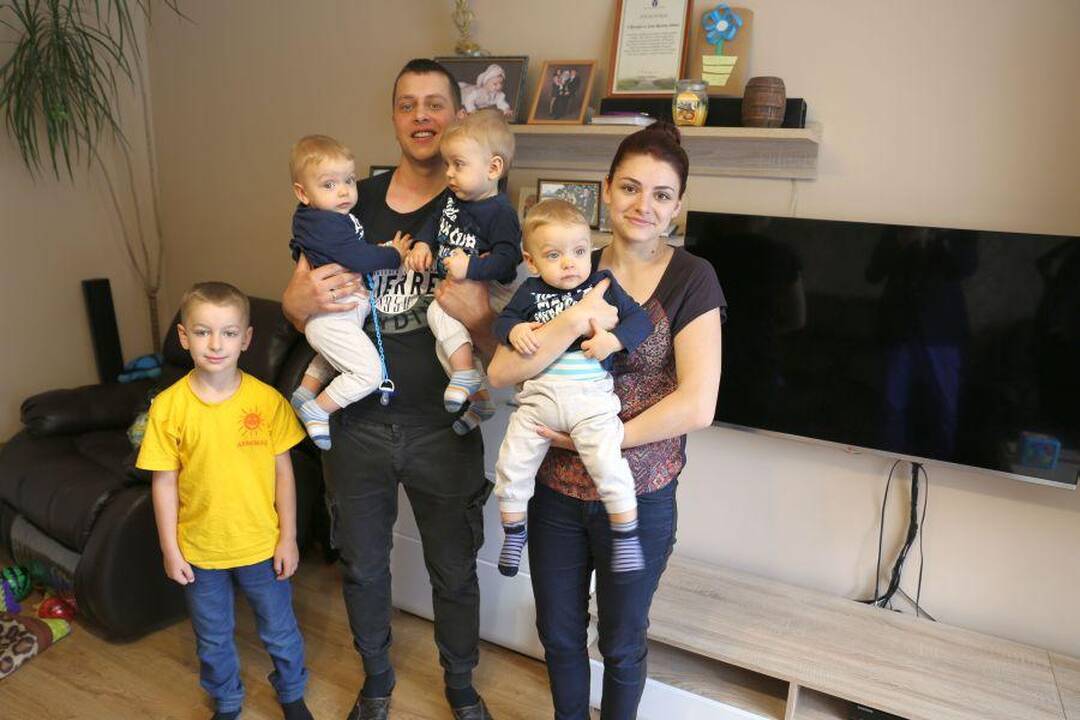 Karmėlavos trynukai atšventė pirmąjį gimtadienį 