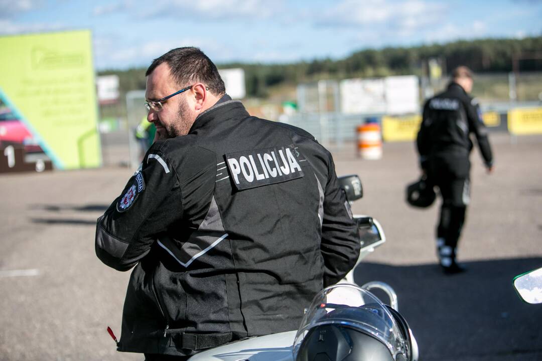 Motociklininkų mokymai Nemuno žiede