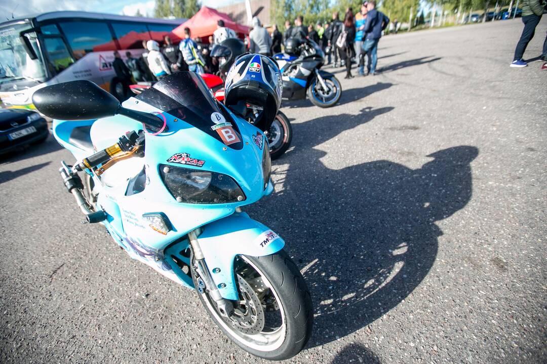 Motociklininkų mokymai Nemuno žiede