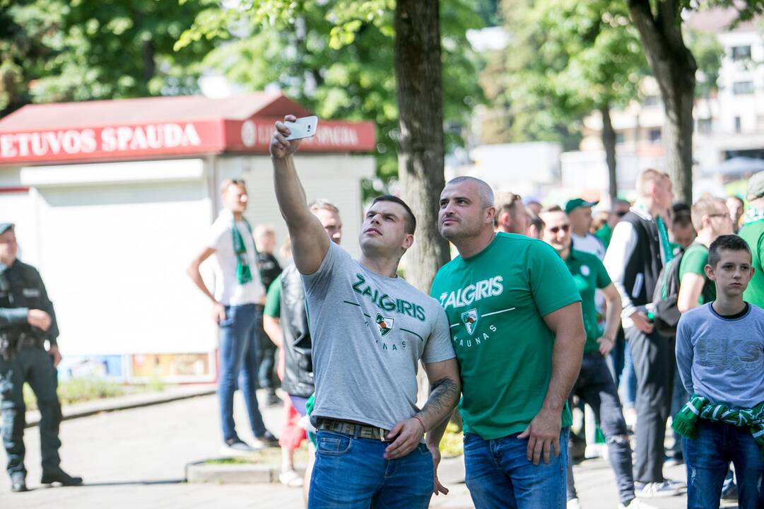 „Žalgirio“ sirgalių eisena