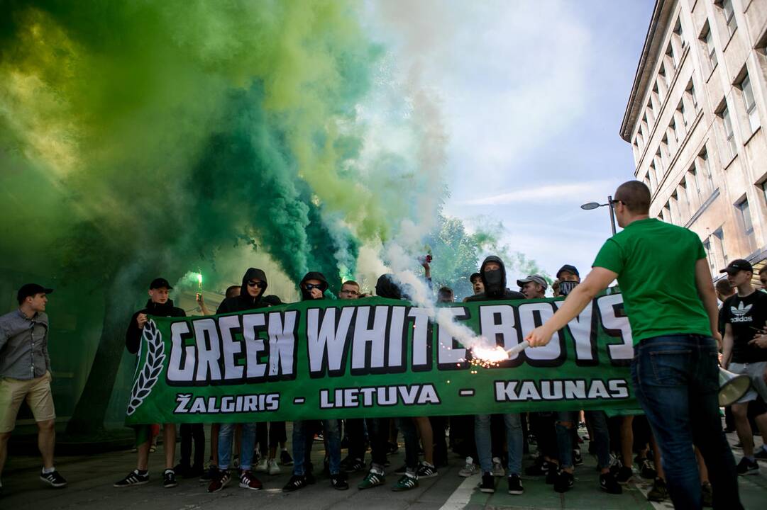 „Žalgirio“ sirgalių eisena