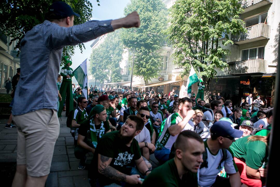 „Žalgirio“ sirgalių eisena