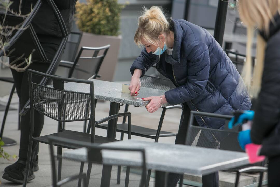 Kauno lauko kavinės, restoranai ir barai atnaujina veiklą