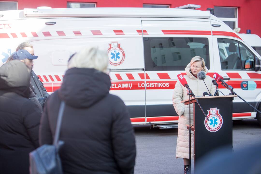 Greitosios medicinos pagalbos pertvarkos pristatymas Kaune