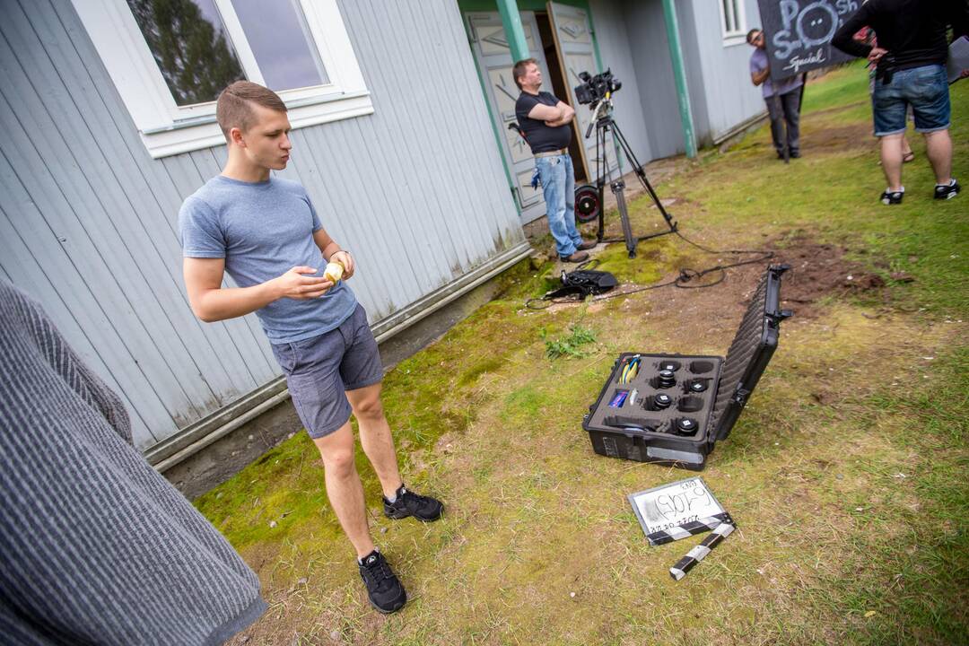 „Bruto ir Neto“ filmavimas Braziūkuose