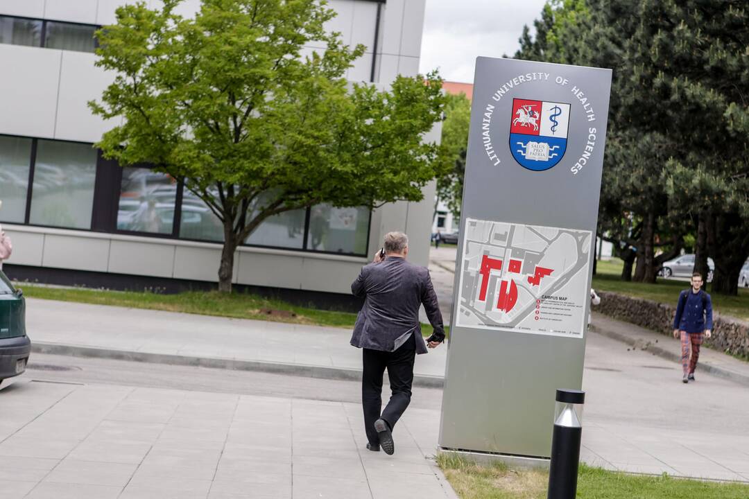 LSMU Farmacijos fakultete evakuoti žmonės