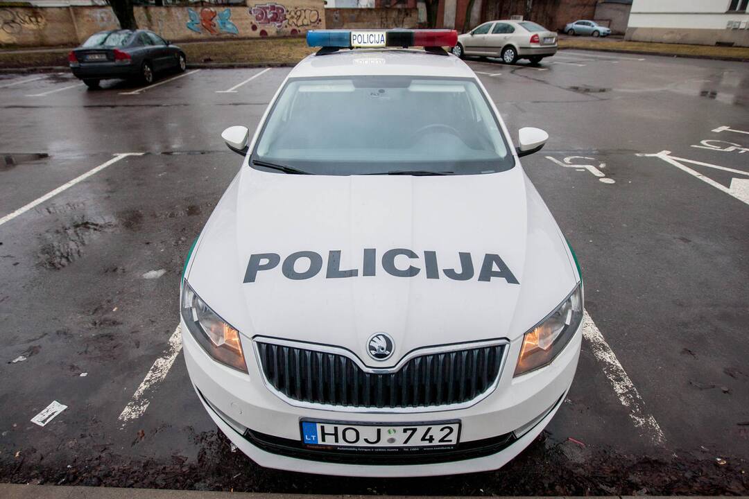 Policijos reidas Laisvės al. ir Vytauto pr. sankryžoje