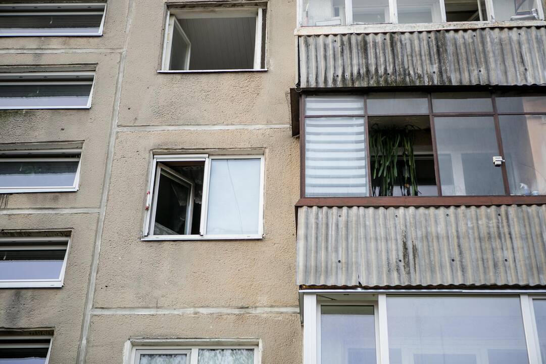 Sprogimas Kauno daugiabutyje