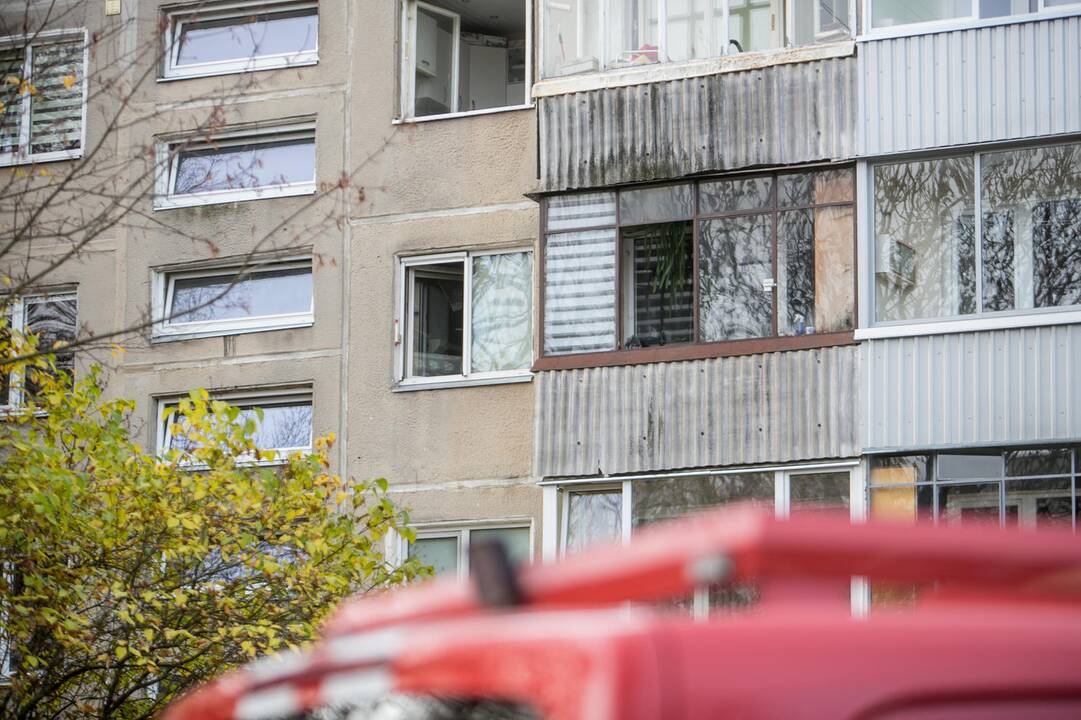 Sprogimas Kauno daugiabutyje